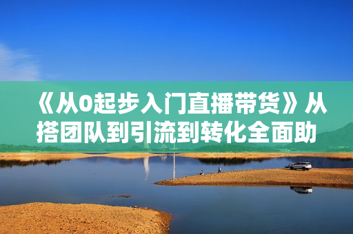 《从0起步入门直播带货》从搭团队到引流到转化全面助力GMV起步