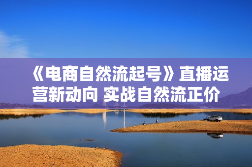 《电商自然流起号》直播运营新动向 实战自然流正价起号