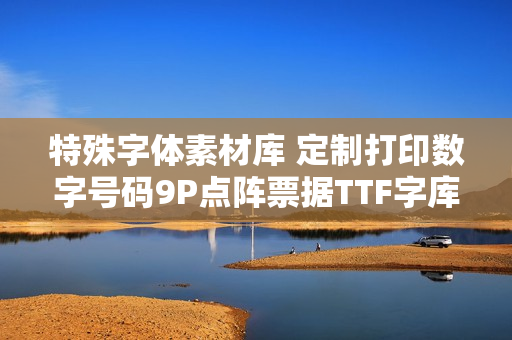 特殊字体素材库 定制打印数字号码9P点阵票据TTF字库机打英文汉字