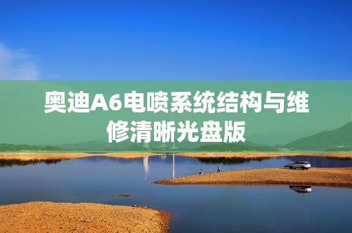 奥迪A6电喷系统结构与维修清晰光盘版