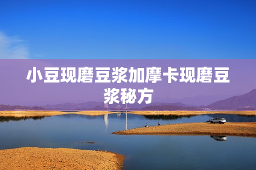 小豆现磨豆浆加摩卡现磨豆浆秘方
