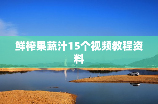鲜榨果蔬汁15个视频教程资料