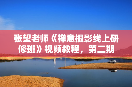 张望老师《禅意摄影线上研修班》视频教程，第二期