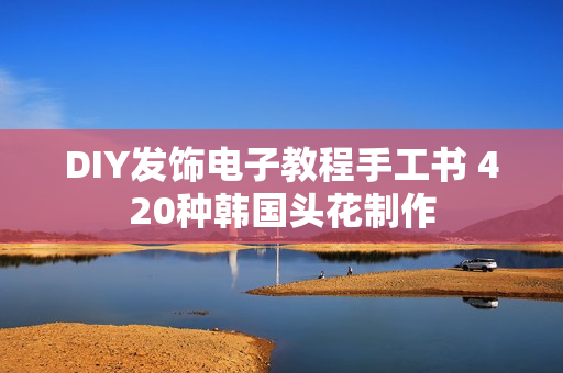 DIY发饰电子教程手工书 420种韩国头花制作