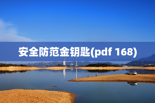 安全防范金钥匙(pdf 168)
