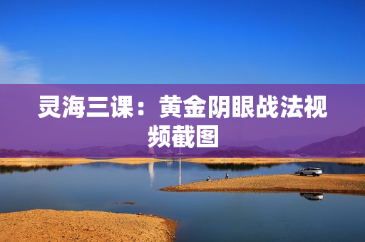 灵海三课：黄金阴眼战法视频截图