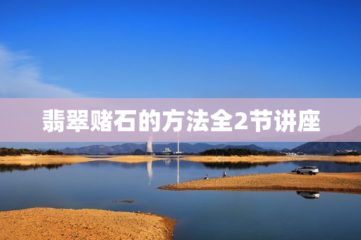 翡翠赌石的方法全2节讲座