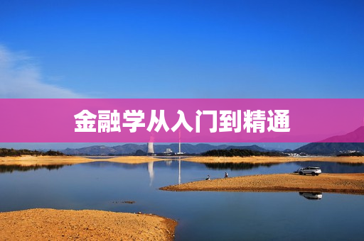 金融学从入门到精通