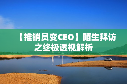 【推销员变CEO】陌生拜访之终极透视解析
