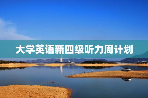 大学英语新四级听力周计划