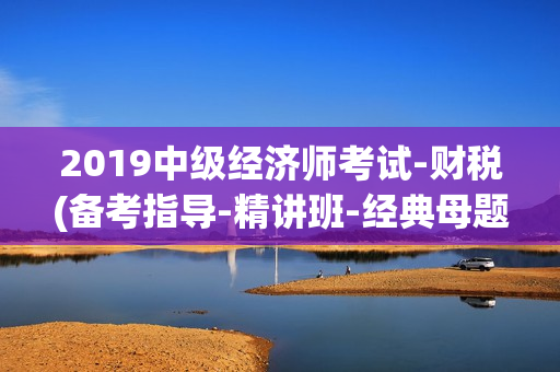 2019中级经济师考试-财税(备考指导-精讲班-经典母题班-得分串讲)