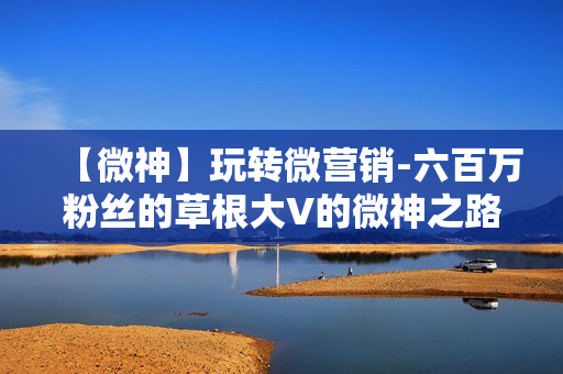 【微神】玩转微营销-六百万粉丝的草根大V的微神之路