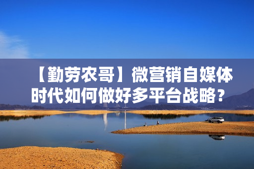 【勤劳农哥】微营销自媒体时代如何做好多平台战略？