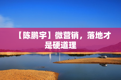 【陈鹏宇】微营销，落地才是硬道理