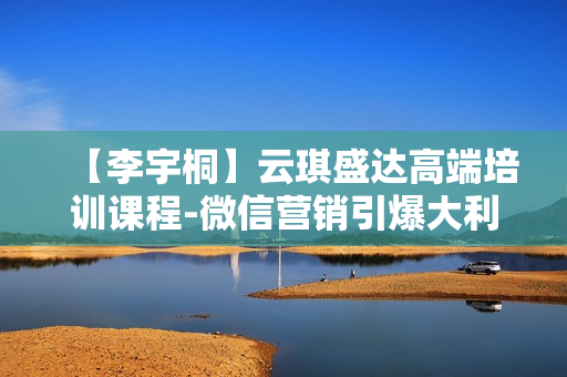 【李宇桐】云琪盛达高端培训课程-微信营销引爆大利润（6DVD高清无水印版）