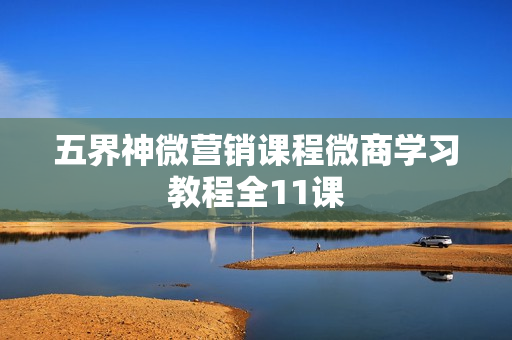五界神微营销课程微商学习教程全11课