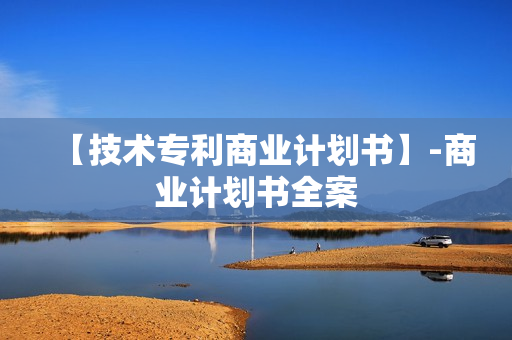 【技术专利商业计划书】-商业计划书全案