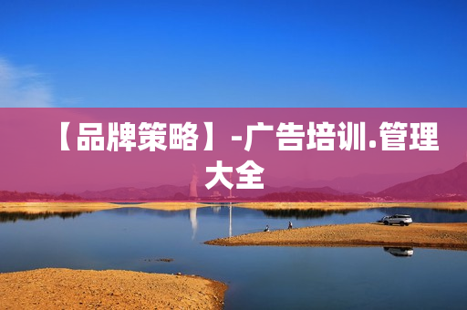 【品牌策略】-广告培训.管理大全