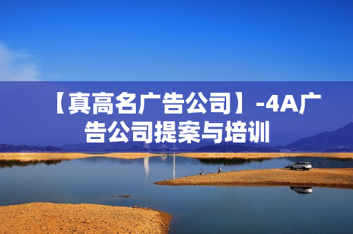 【真高名广告公司】-4A广告公司提案与培训