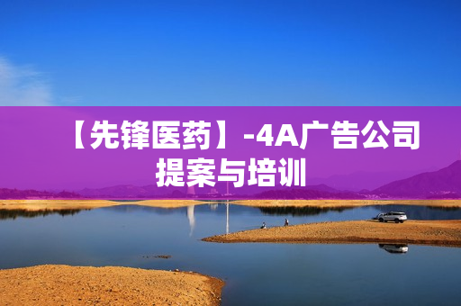 【先锋医药】-4A广告公司提案与培训