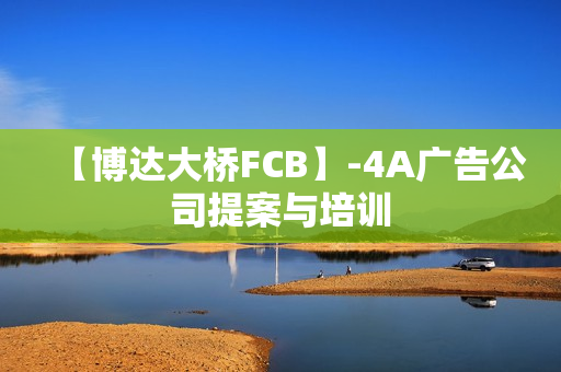 【博达大桥FCB】-4A广告公司提案与培训
