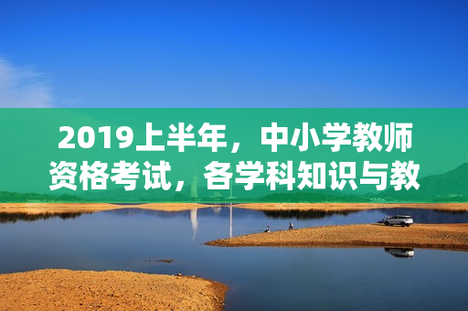 2019上半年，中小学教师资格考试，各学科知识与教学能力试题