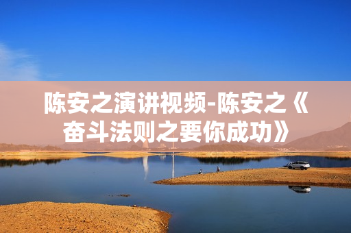陈安之演讲视频-陈安之《奋斗法则之要你成功》