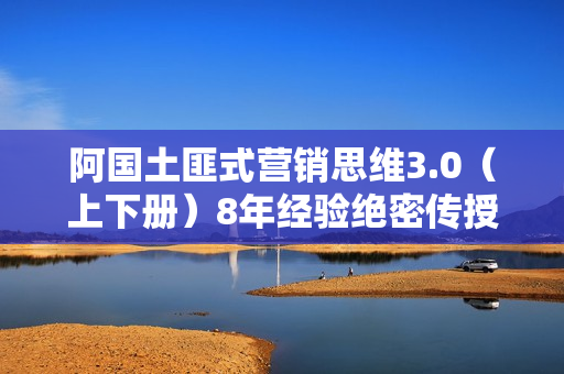 阿国土匪式营销思维3.0（上下册）8年经验绝密传授 3.0