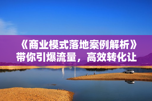 《商业模式落地案例解析》带你引爆流量，高效转化让你的产品更好卖