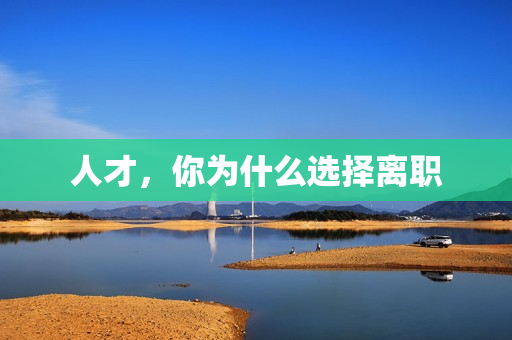人才，你为什么选择离职