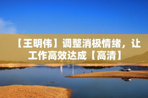 【王明伟】调整消极情绪，让工作高效达成【高清】