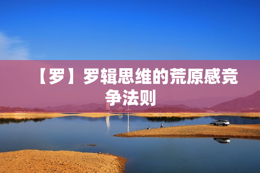 【罗】罗辑思维的荒原感竞争法则