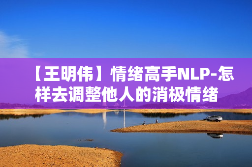 【王明伟】情绪高手NLP-怎样去调整他人的消极情绪