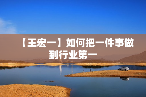 【王宏一】如何把一件事做到行业第一