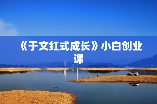 《于文红式成长》小白创业课