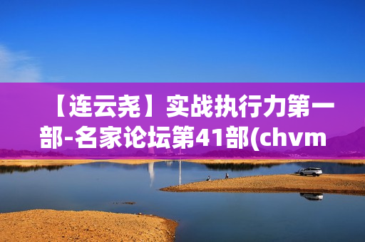 【连云尧】实战执行力第一部-名家论坛第41部(chvm)