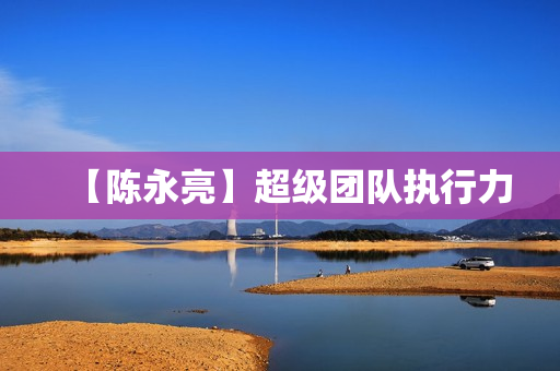 【陈永亮】超级团队执行力