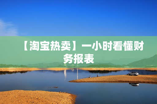 【淘宝热卖】一小时看懂财务报表