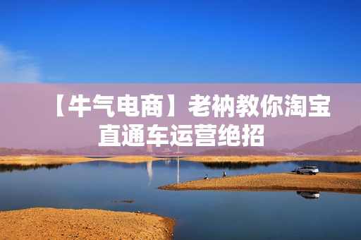 【牛气电商】老衲教你淘宝直通车运营绝招