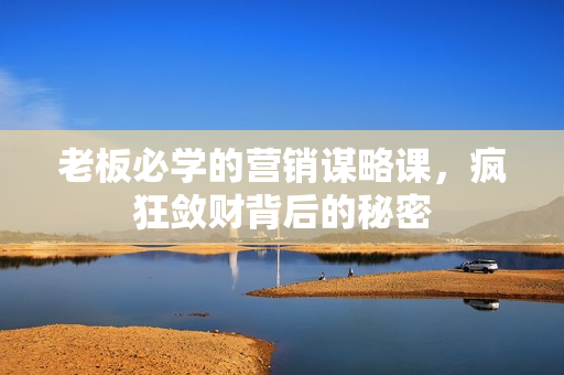 老板必学的营销谋略课，疯狂敛财背后的秘密
