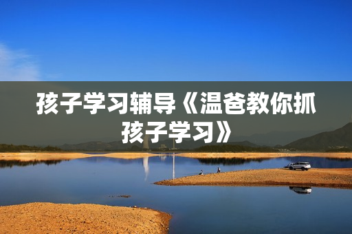 孩子学习辅导《温爸教你抓孩子学习》