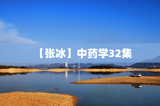 【张冰】中药学32集