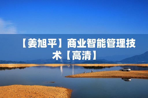 【姜旭平】商业智能管理技术【高清】