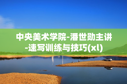 中央美术学院-潘世勋主讲-速写训练与技巧(xl)