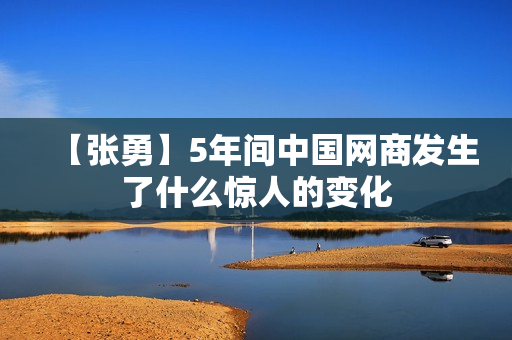 【张勇】5年间中国网商发生了什么惊人的变化
