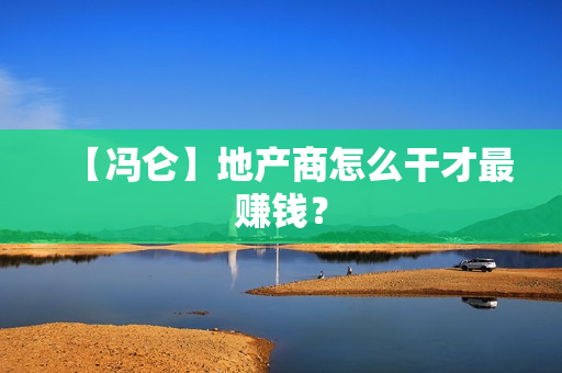 【冯仑】地产商怎么干才最赚钱？