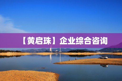 【黄启珠】企业综合咨询