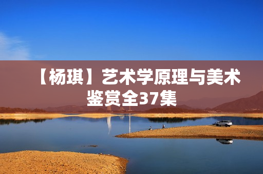 【杨琪】艺术学原理与美术鉴赏全37集