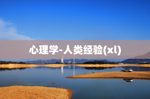 心理学-人类经验(xl)