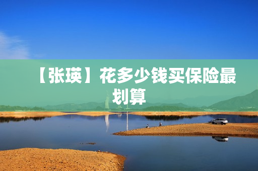 【张瑛】花多少钱买保险最划算